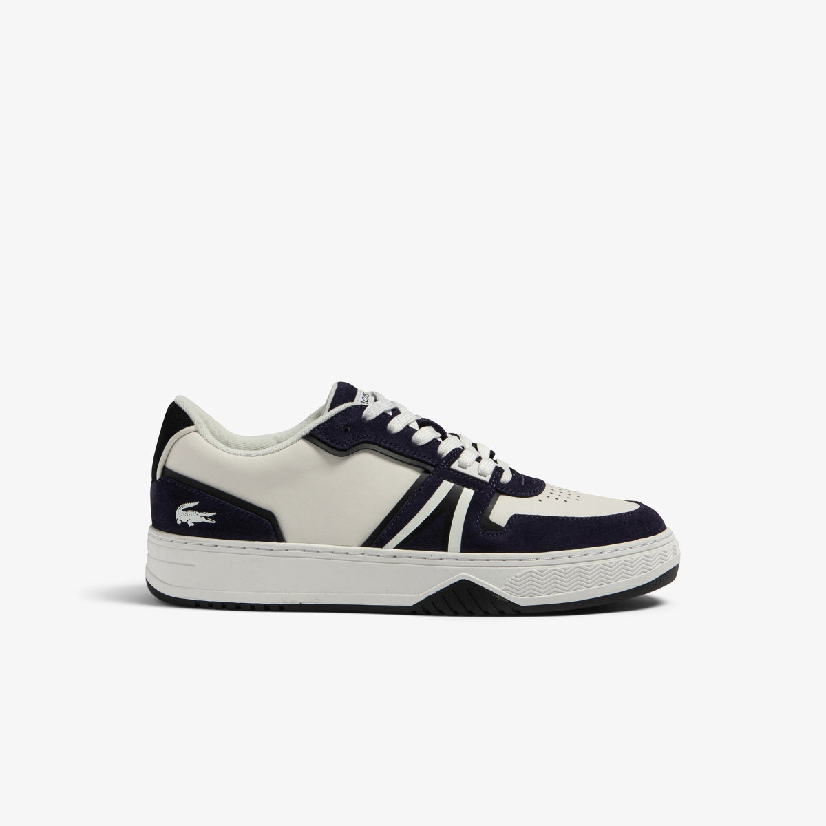 Buy Lacoste Men White Leather Sneakers Online - 815580 | The Collective