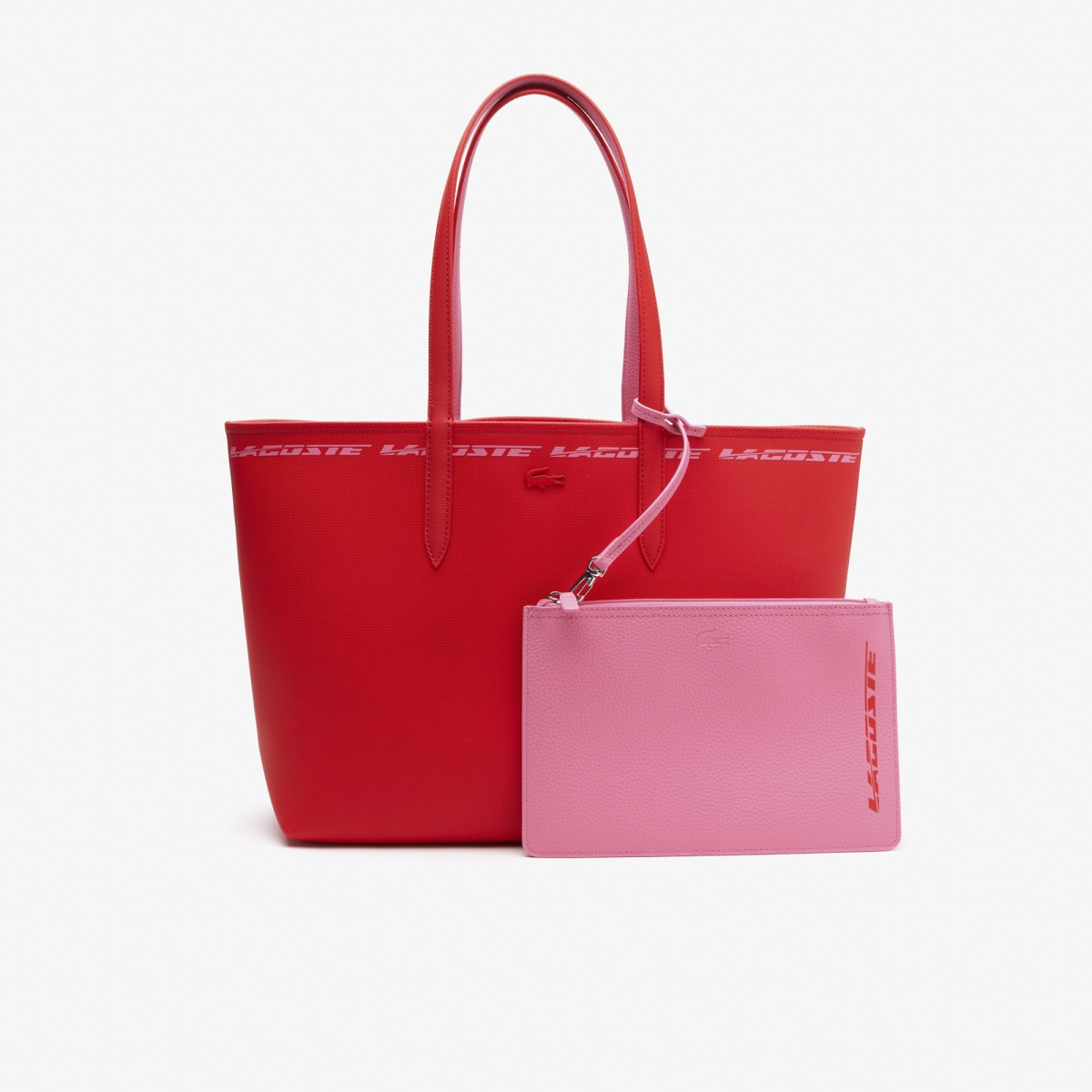 Women's Lacoste Reversible Tote with Pouch