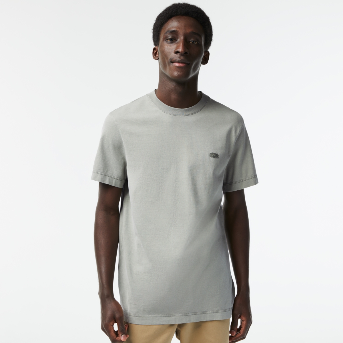 Men's Lacoste Plain Organic Cotton T-shirt