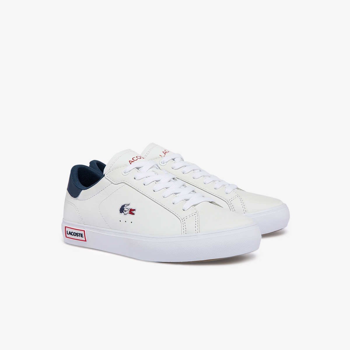 Women's Powercourt Leather Tricolour Trainers