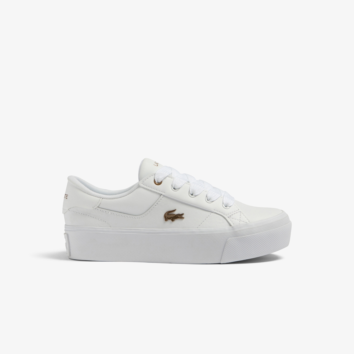 Women's Lacoste Ziane Platform Leather Trainers