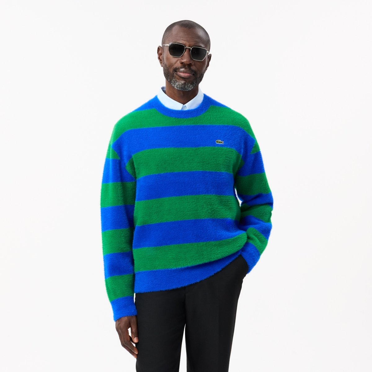 Striped Double Face Sweater