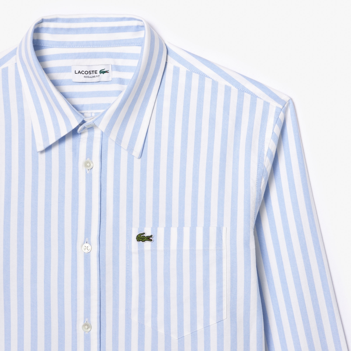 Regular Fit Striped Oxford Cotton Shirt