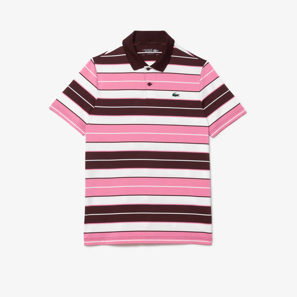 Ultra-Dry Anti-UV Striped Golf Polo Shirt