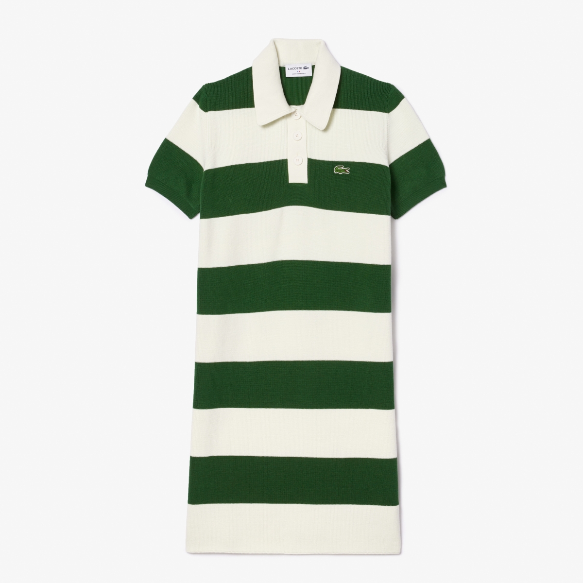 French Made Striped Polo Dress
