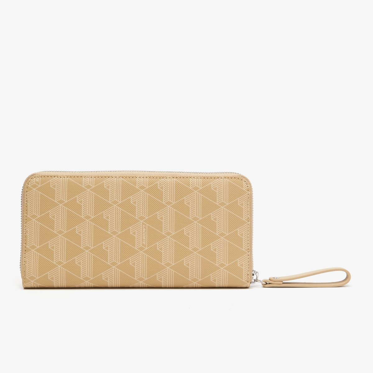 Women's Lacoste Monogram Print Zip Wallet