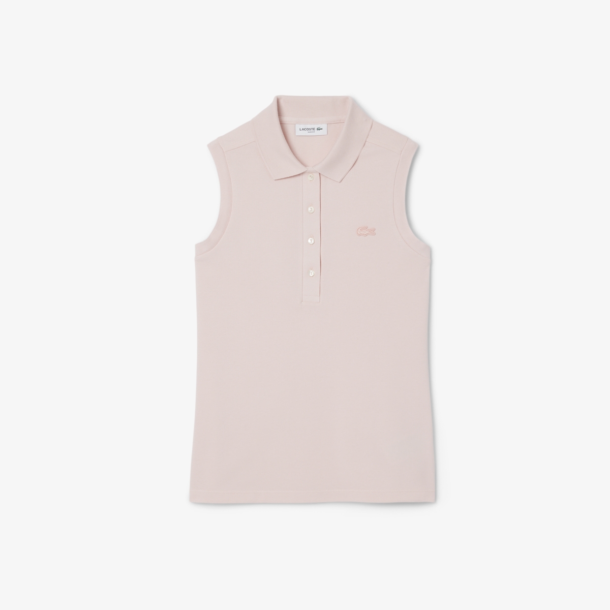 Women's Lacoste Sleeveless Cotton Piqué Polo Shirt