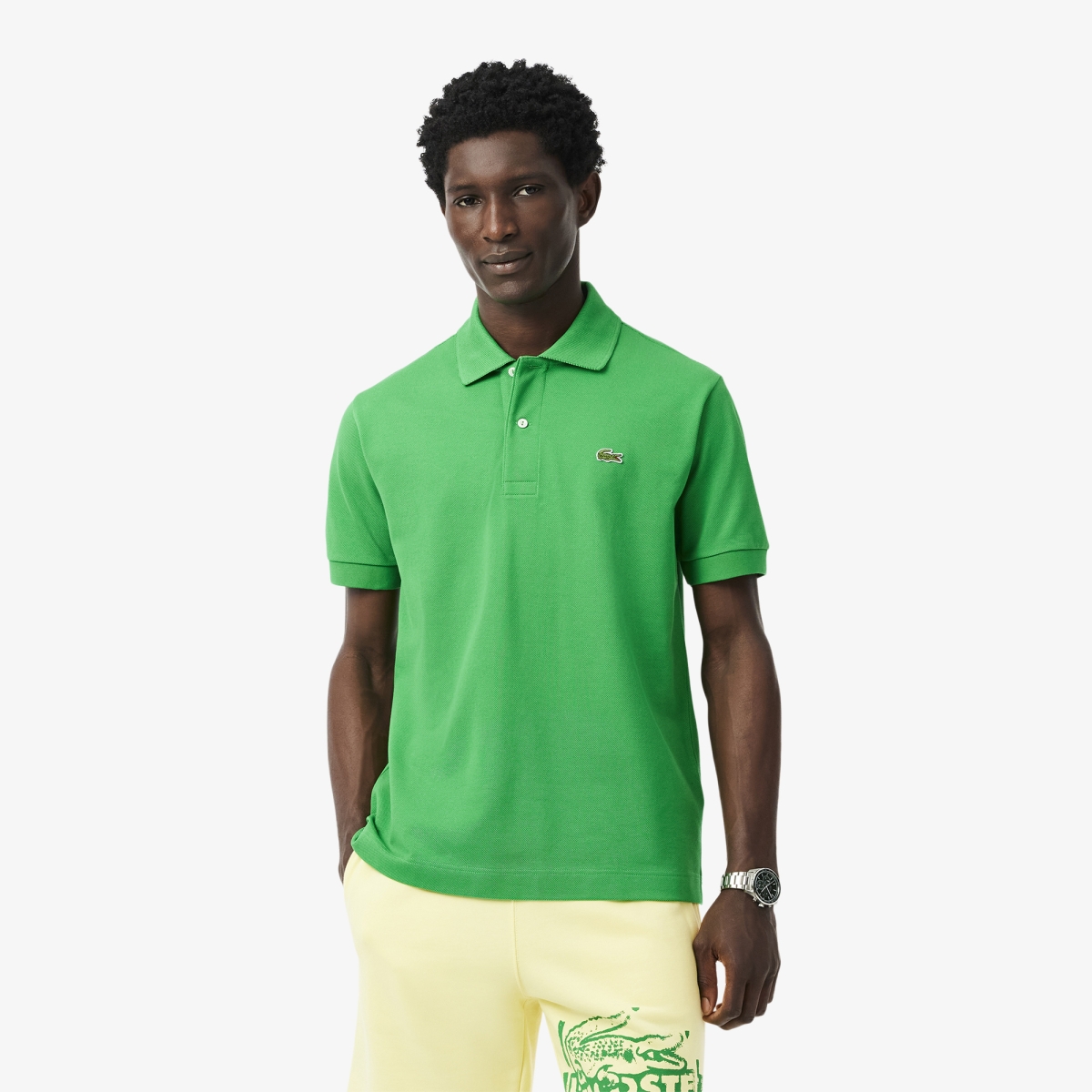 Classic Fit L.12.12 Heavy Piqué Polo Shirt in Calathea • SIW – Lacoste