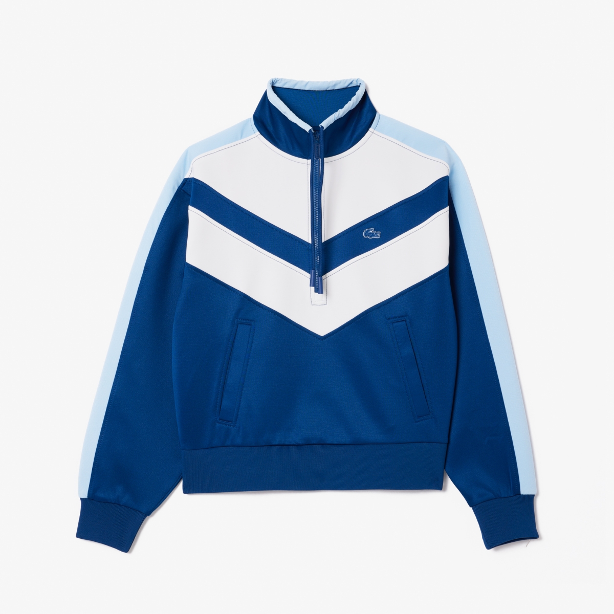 Color-Block Interlock Sweatshirt