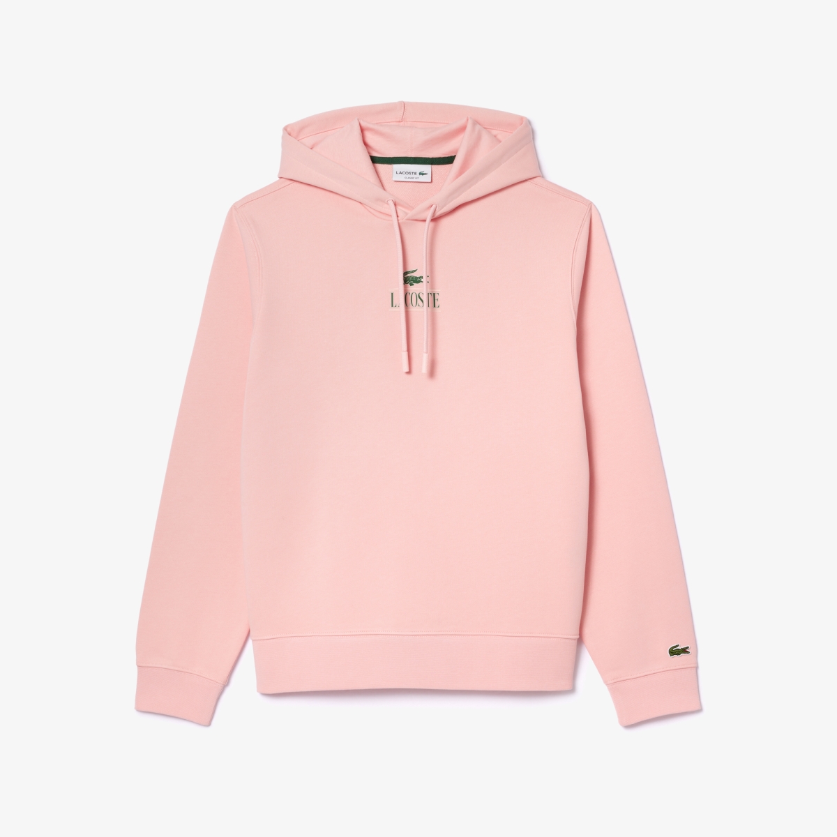 Pink Sweatshirt Damen 46 Lacoste Print Jogger Hoodie