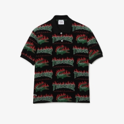 Unisex Lacoste x Thrasher Oversized Fit Terrycloth Polo