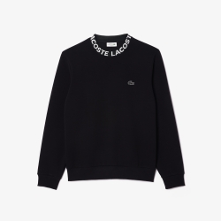 【LACOSTE】Logo Jacquard Collar Double Face 袖ロゴスウェット LACOSTE】Logo Jacquard Collar Double Face 袖ロゴスウェット