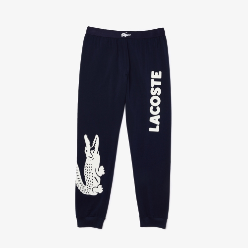 Men's Crocodile Print Stretch Cotton Pajama Pants