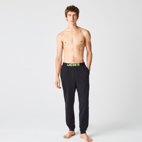 Men's Lacoste Oversized Logo Fleece Pyjama Pants