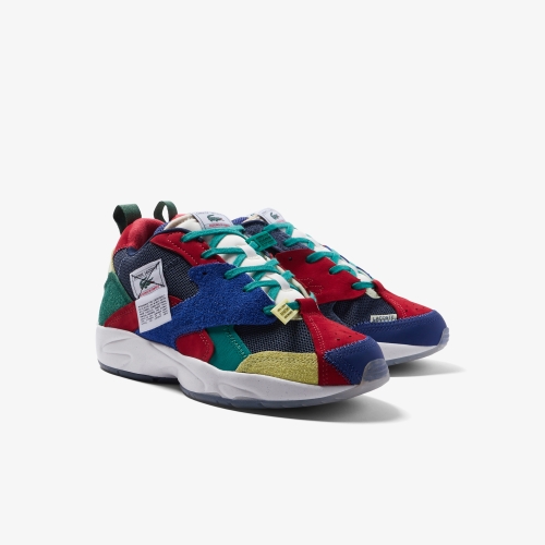 Men's Lacoste Storm 96 Textile and Leather Sneakers