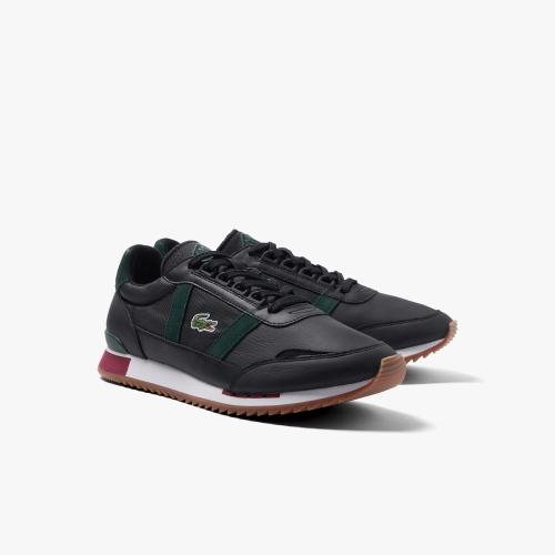 Men's Lacoste Partner Retro Leather and Textile Sneakers