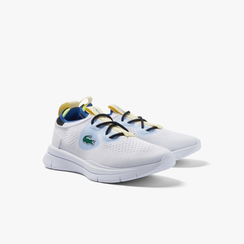 Children's Lacoste Run Spin Knit Textile Sneakers
