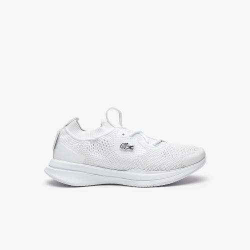 Women's Lacoste Run Spin Knit Textile Sneakers