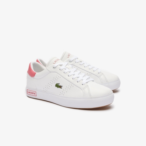 Women's Powercourt 2.0 Contrasted Leather Trainers 