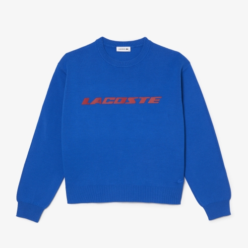 Women's Lacoste Contrast Branded Sweater