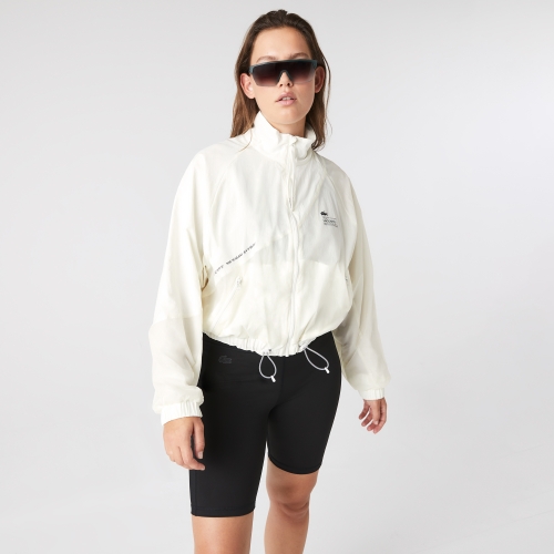 Women's Lacoste Mesh Lined Nylon Jacket