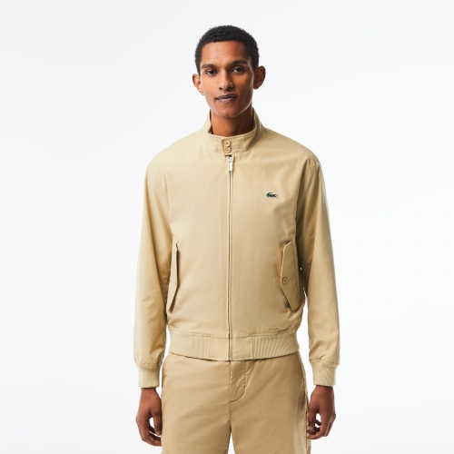 Men's Lacoste Zip Front Water Resistant Stretch Jacket