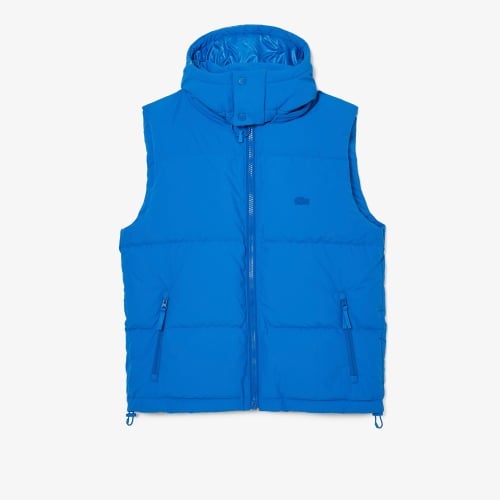 Down Gilet with Quilted Crocodile