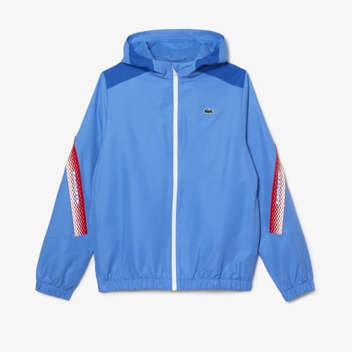 Men's Lacoste Tennis Recycled Polyester Hooded Jacket