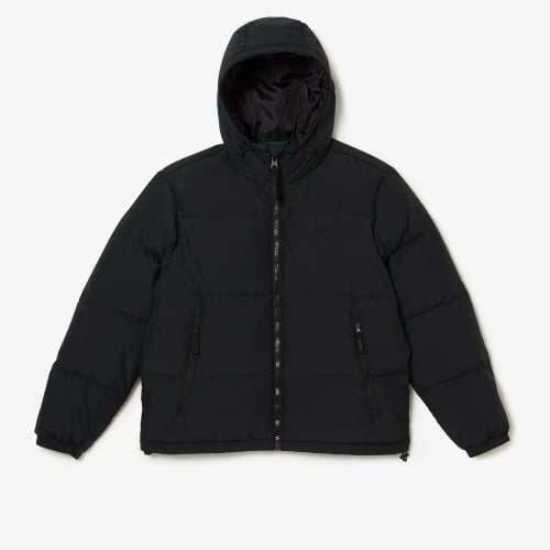 Showerproof Down Jacket with Quilted Croc