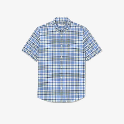 Men’s Regular Fit Short Sleeve Check Shirt