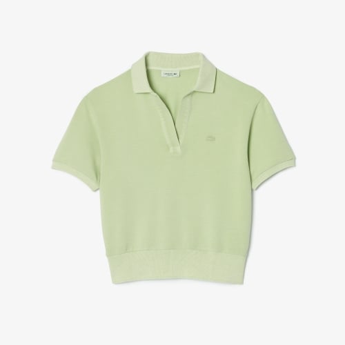 Natural Dyed Cotton Piqué Polo Shirt 