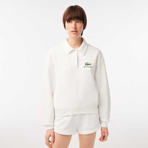 Long-Sleeved Lacoste x Sporty & Rich Polo Shirt