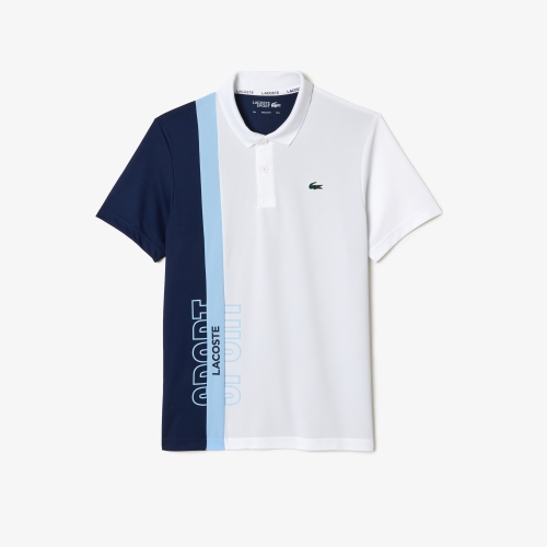 Regular Fit Recycled Knit Tennis Polo Shirt