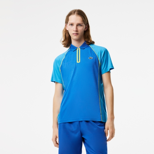 Men's Lacoste Tennis Recycled Polyester Polo Shirt with Ultra-Dry Technology