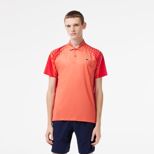 Men’s Lacoste Tennis x Novak Djokovic Tricolour Polo Shirt