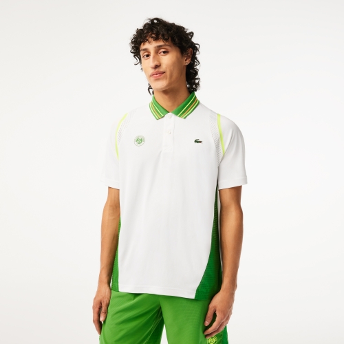Men’s Lacoste Sport Roland Garros Edition Ultra-Dry Two Tone Polo Shirt