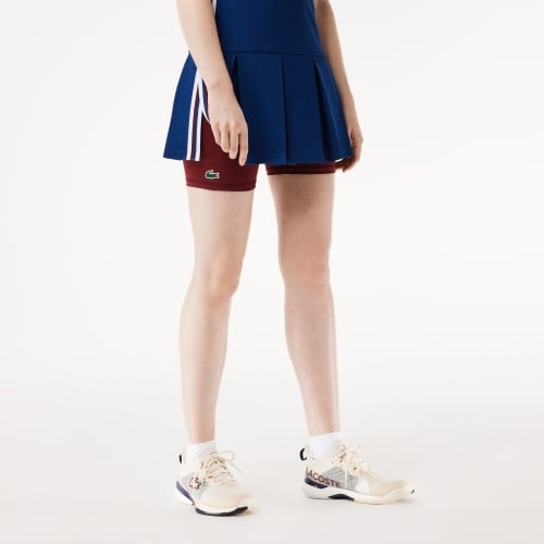 Tennis Dress with Removable Piqué Shorts