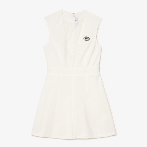 Low-cut Lacoste x Sporty & Rich Tennis Dress