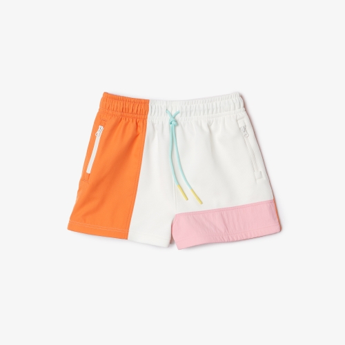 Women's Lacoste L!VE Color-block Piqué Shorts