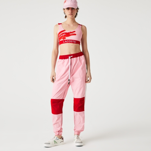 Women's Straight Fit Color-block Jogging Pants