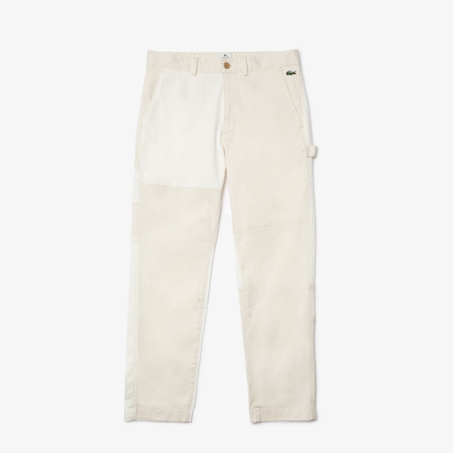 Men's Lacoste L!VE Heritage Patchwork Organic Cotton Pants