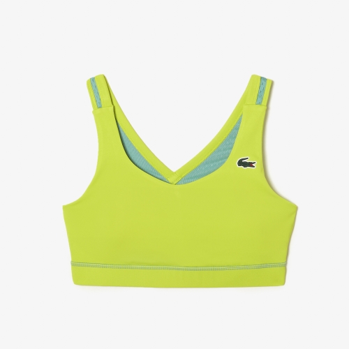 Women’s Lacoste Sport Ultra-Dry Recycled Polyester Sports Bra