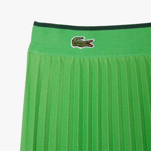 Short Pleated Elastic Waist Skirt