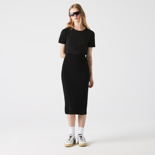 Women's Lacoste Knit Midi Skirt