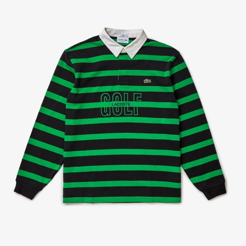 Long Sleeve Striped Rugby Shirt