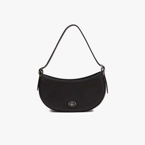 Women’s Lacoste Top Grain Leather Halfmoon Bag 