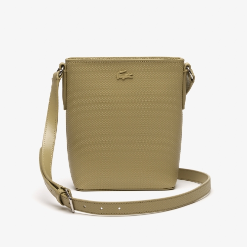 Women’s Lacoste Chantaco Calfskin Leather Messenger Bag