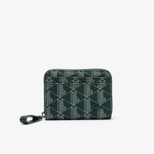 Daily Lifestyle Monogram Zipped Coin Purse