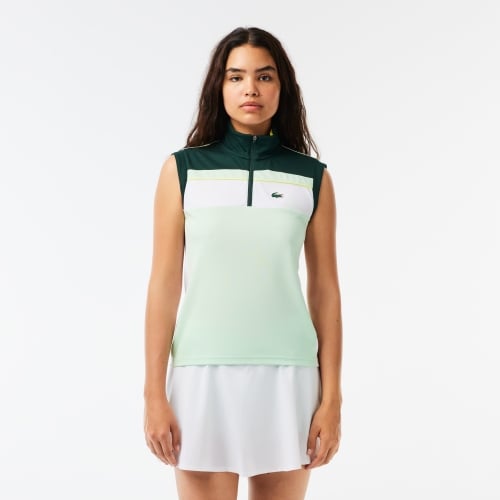 Contrast Ripstop Piqué Tennis Polo Shirt