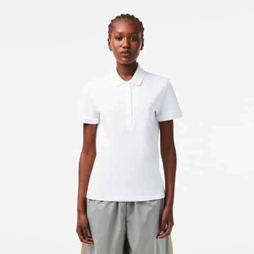 Women's Lacoste Slim Fit Stretch Cotton PiquÃ© Polo Shirt